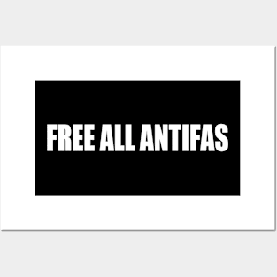 FREE ALL ANTIFAS Posters and Art